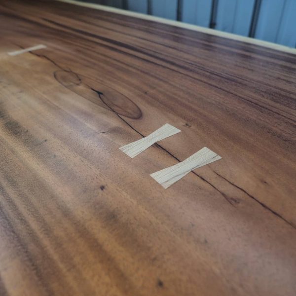 Wood Slab Dining Table - Image 5