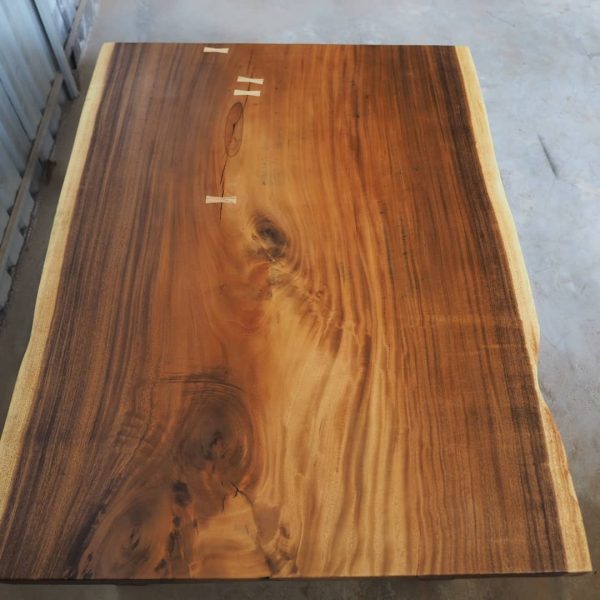 Wood Slab Dining Table - Image 3