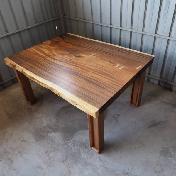 Wood Slab Dining Table - Image 6