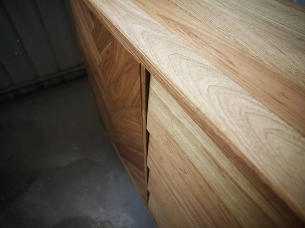 Side Board with Herringbone Door Design - Image 2