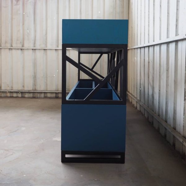 Console with Open Base Storage & Drawers - Image 4