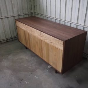 Sideboard Console with Dual Tone Finishing
