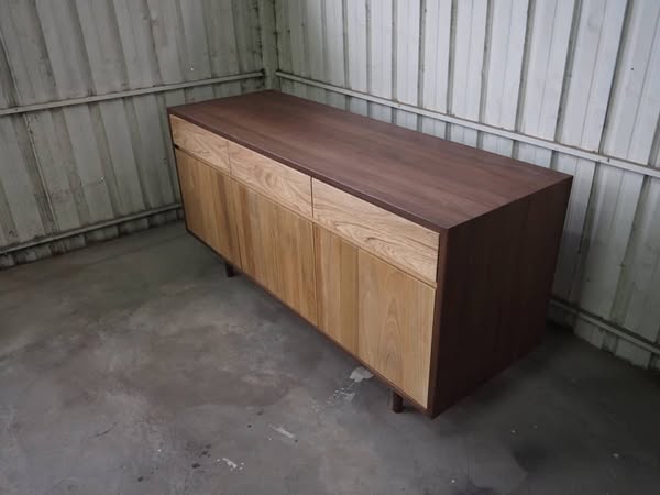 Sideboard Console with Dual Tone Finishing