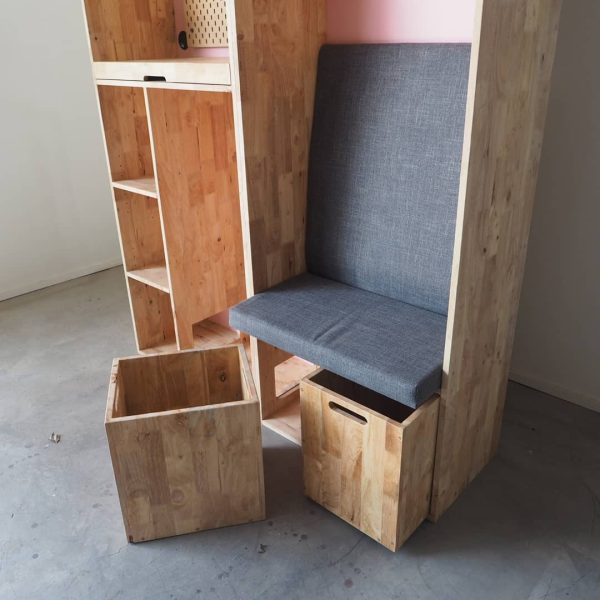 Cabinet with Seating & Foldable Table - Image 10