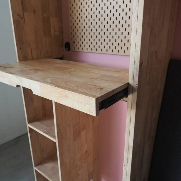 Cabinet with Seating & Foldable Table - Image 9