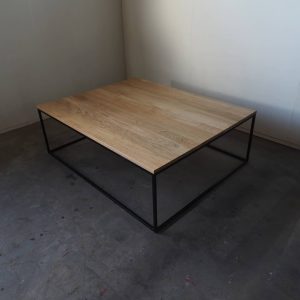Coffee Table with Metal Frame