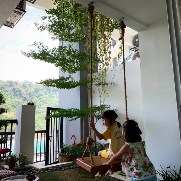 Outdoor Wooden Swing Seat - Image 3