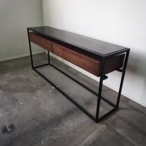 Console Table With Storage Drawers