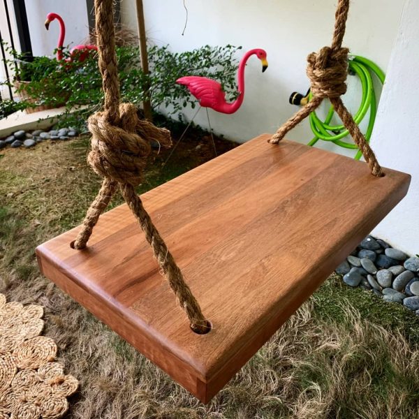 Outdoor Wooden Swing Seat - Image 2