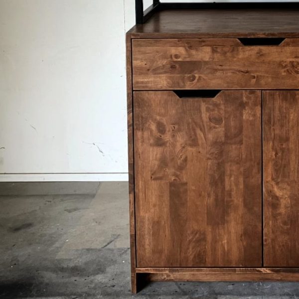Cabinet with Open Display Shelves - Image 2
