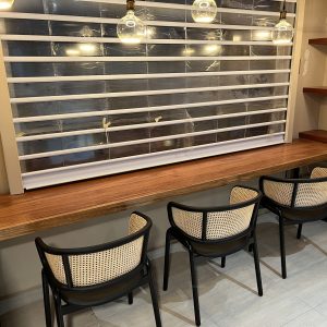 Table with shelves