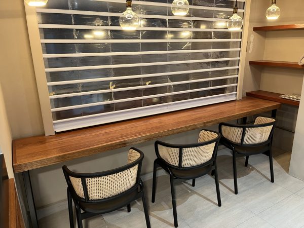 Table with shelves