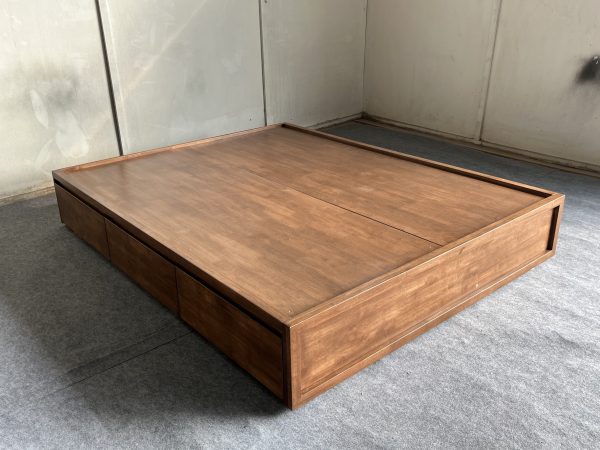 Japanese Bed Frame with Drawers