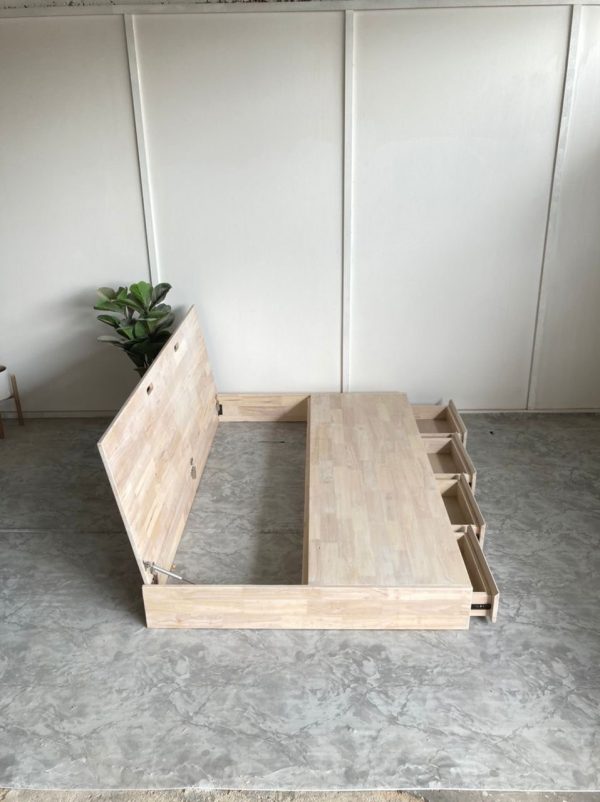 Japanes Bed with Storage and Drawers - Image 3