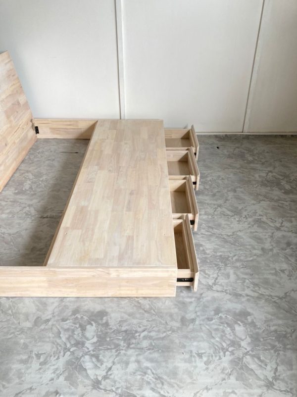 Japanes Bed with Storage and Drawers - Image 4