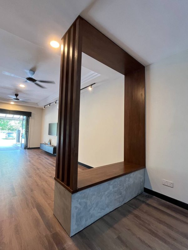 Built-in Wall Divider with Bench Seating - Image 2