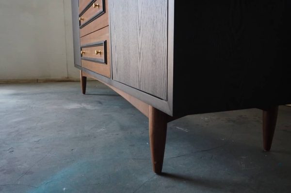 TV Console with Drawers and Open Shelving - Image 3