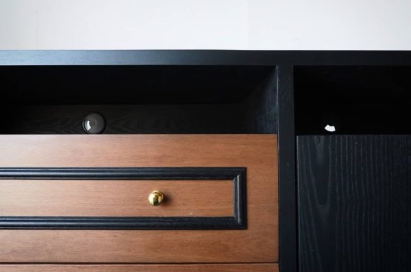 TV Console with Drawers and Open Shelving - Image 5