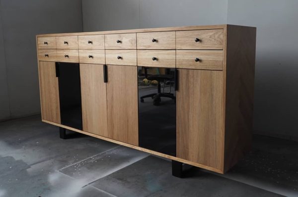 Sideboard Cabinet with Mixed Panel Finishing - Image 3