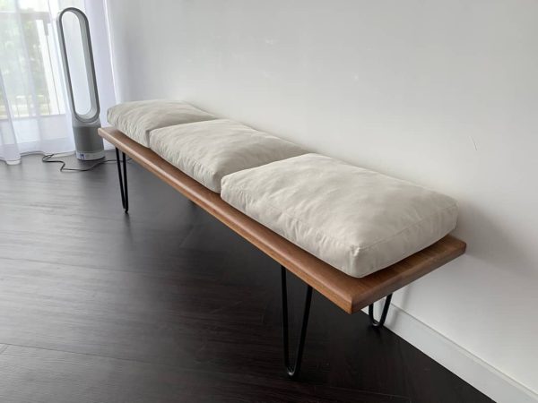 Bench with Steel Legs - Image 2