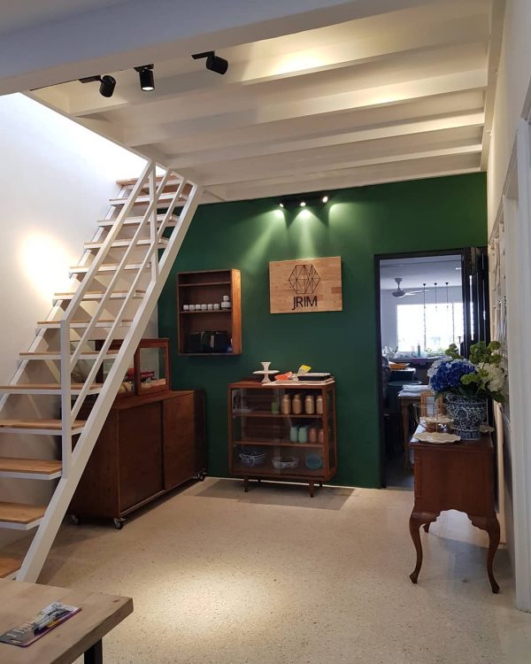 Built-ins Mezzanine with Staircase Access