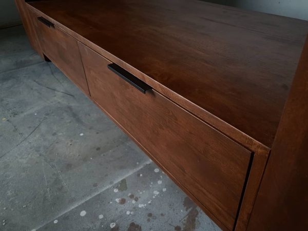 TV Console with Open Shelf & Drawers - Image 4