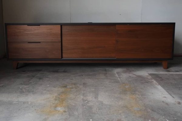 TV Console with Sliding Doors - Image 2