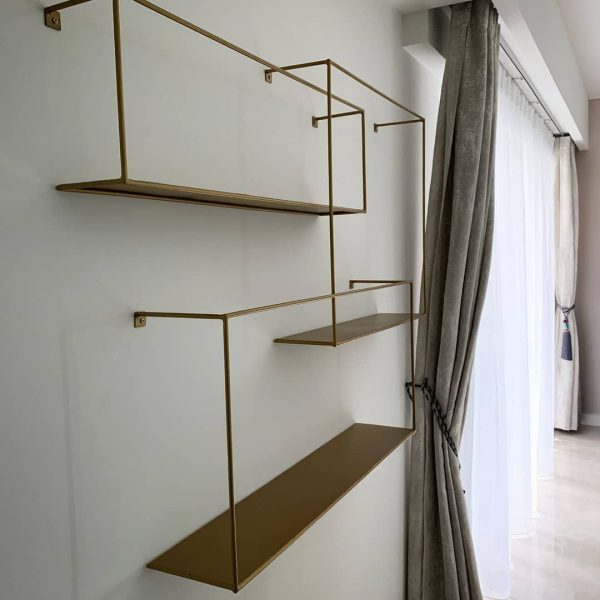 Geometric Wall-Mounted Shelf - Image 3