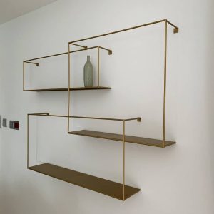 Geometric Wall-Mounted Shelf