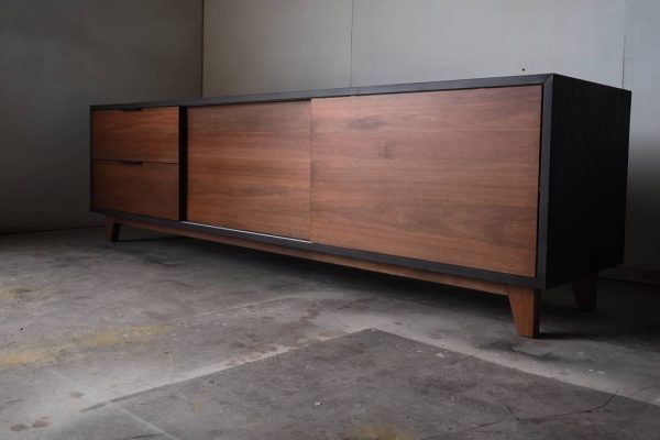 TV Console with Sliding Doors - Image 3
