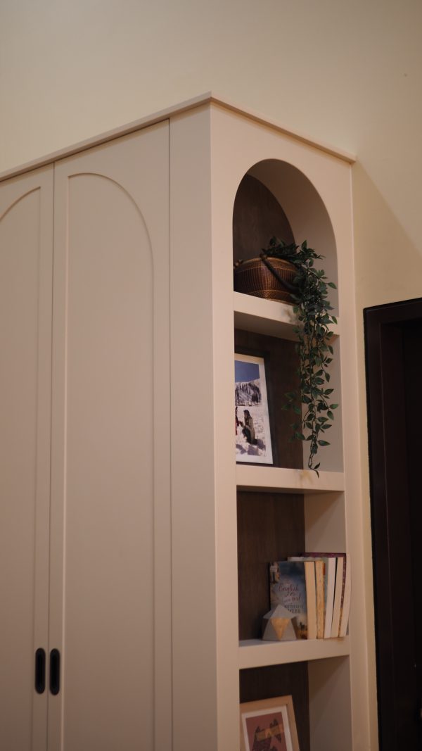 Built-ins Wardrobe with Working Table and Shelves - Image 9