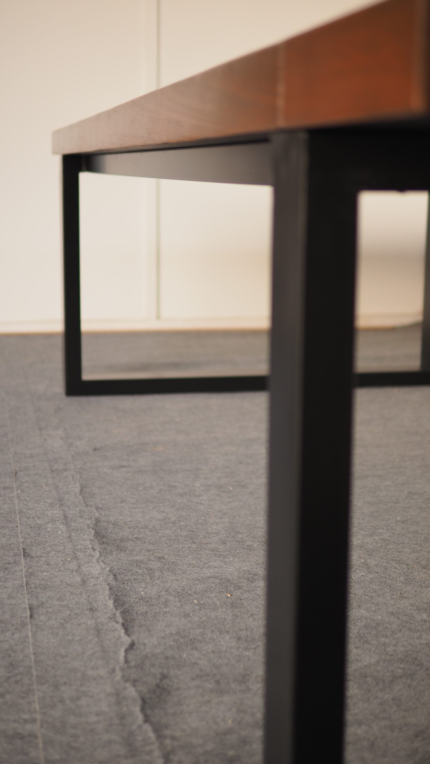 Dining Table with Steel Leg - Image 2