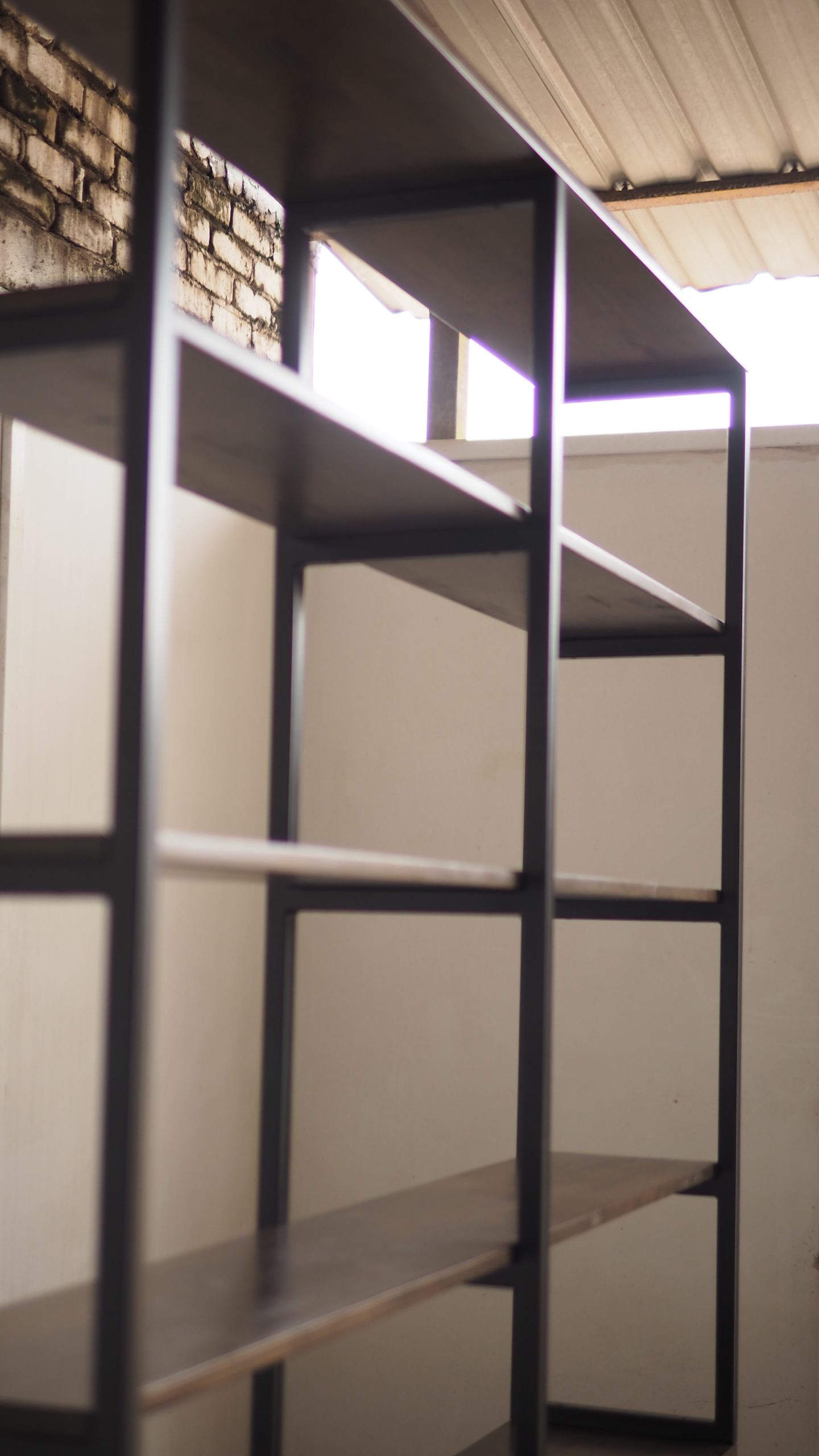 Display Shelving with Sliding Storage Cabinet - Image 12