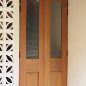 Solid Nyatoh Wooden Door