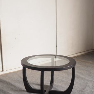 Solid Rubberwood Round Coffee Table