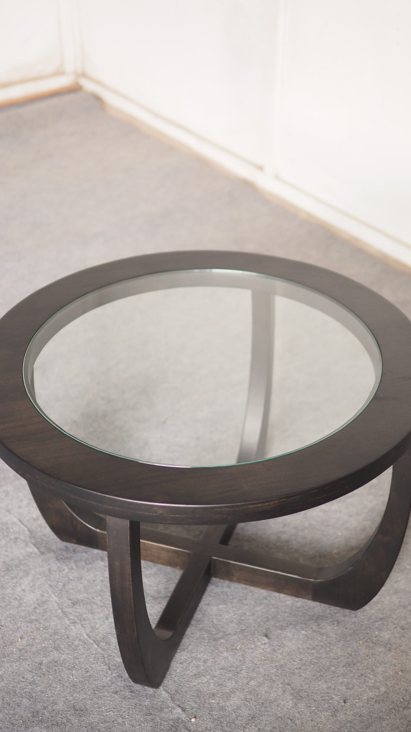 Solid Rubberwood Round Coffee Table - Image 6