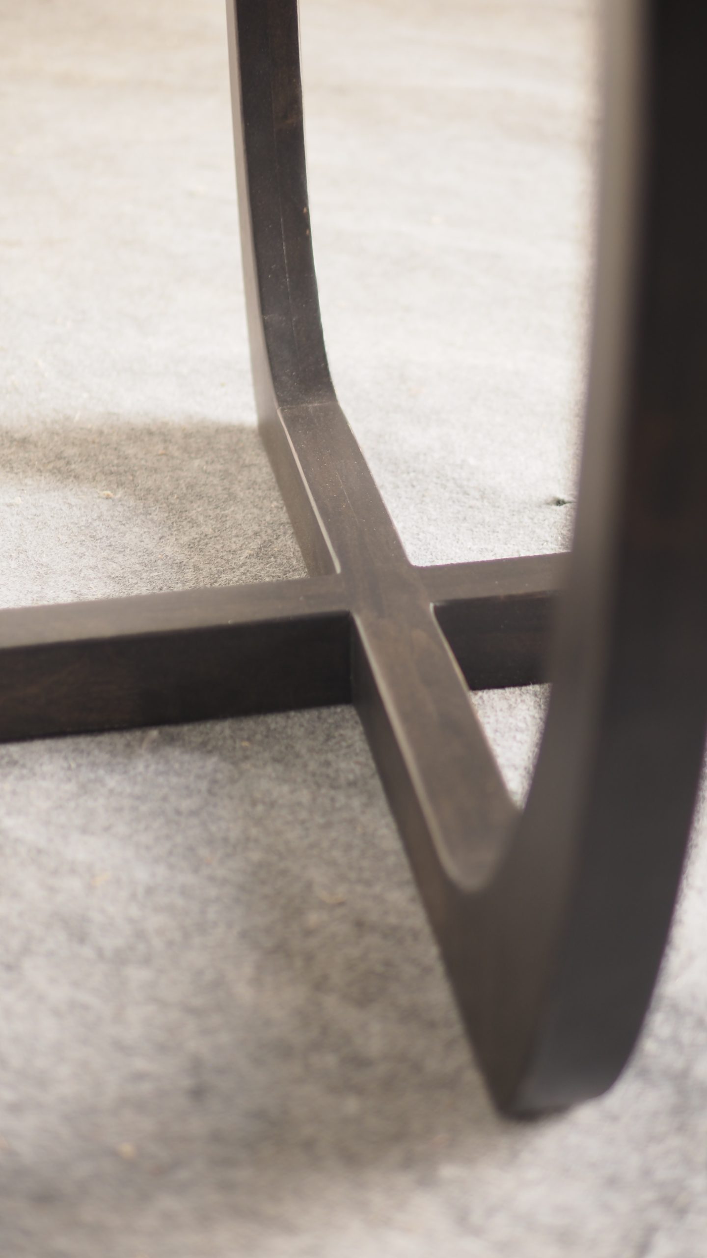 Solid Rubberwood Round Coffee Table - Image 9