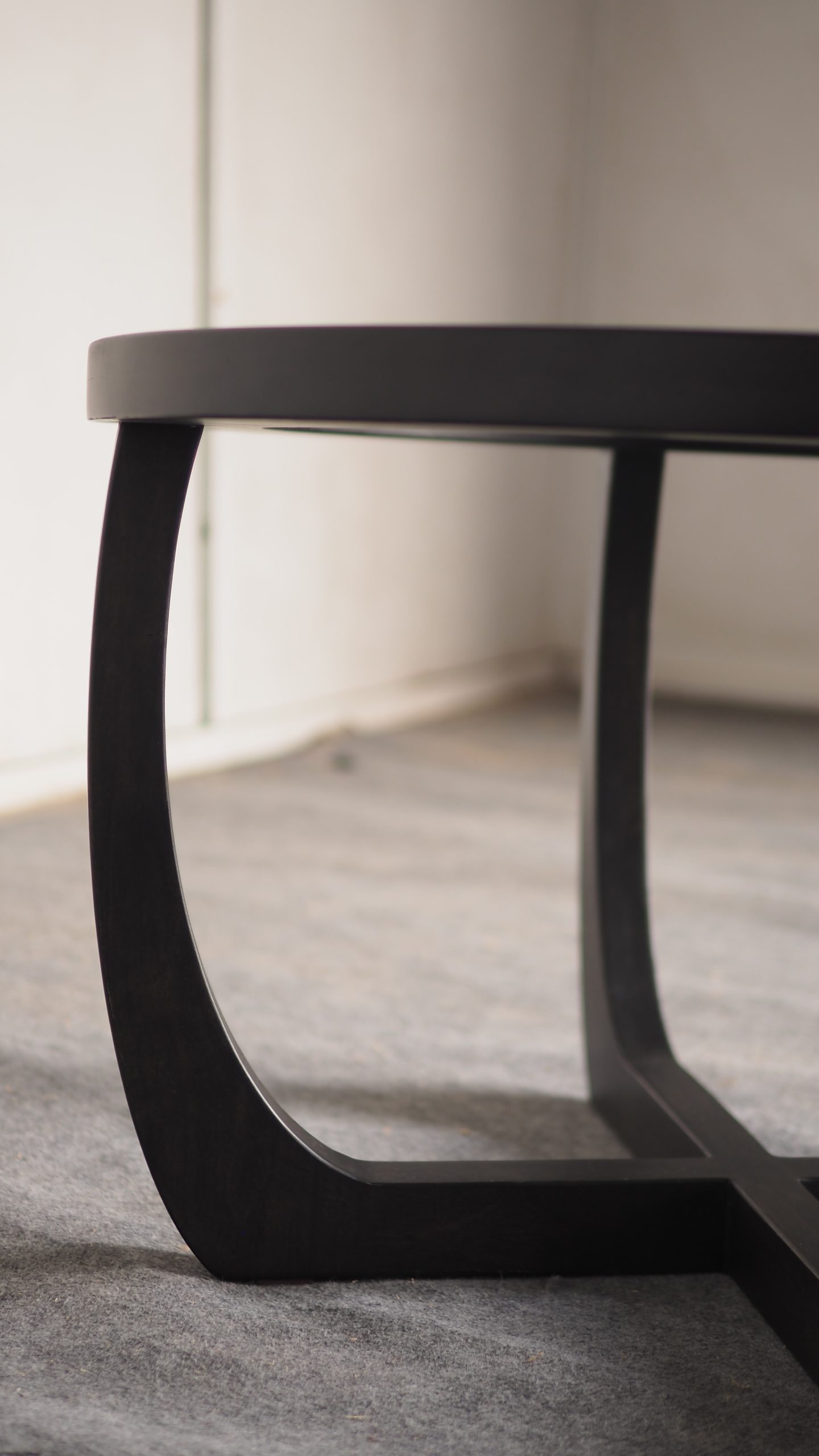 Solid Rubberwood Round Coffee Table - Image 11